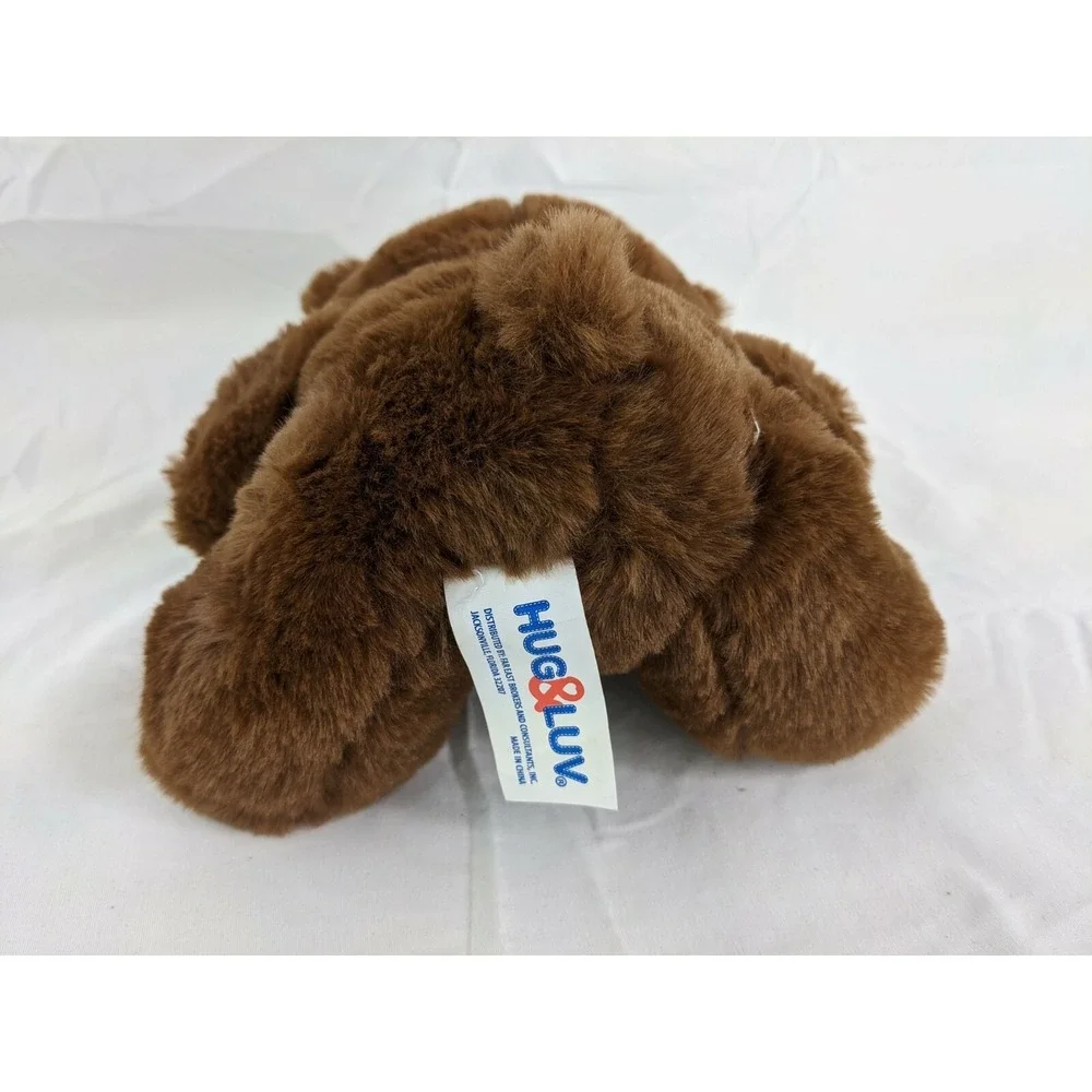 Hug Luv Brown Bear Plush 8 Inch Stuffed Animal‎ Toy
